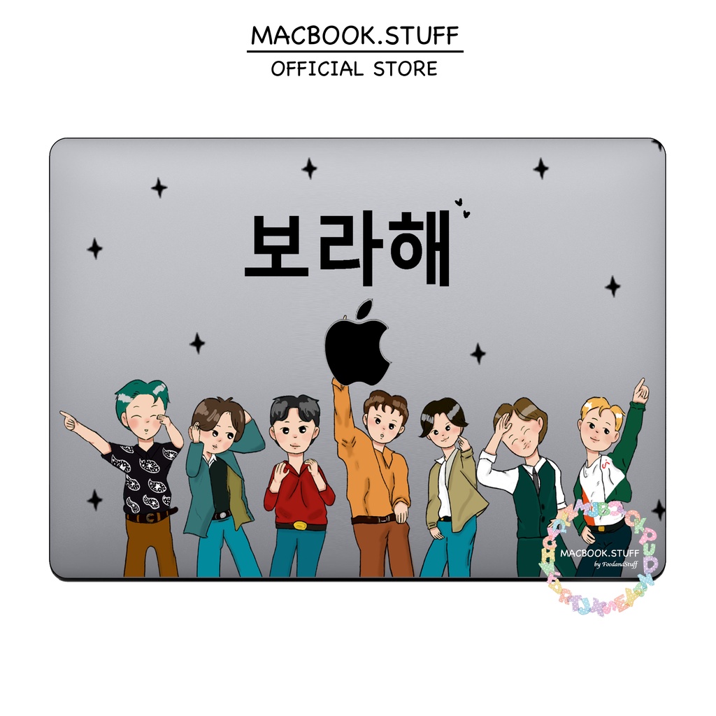 Bts best sale macbook case