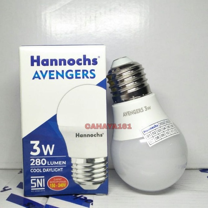 Jual Lampu Led Hannochs Avengers 3 Watt | Shopee Indonesia