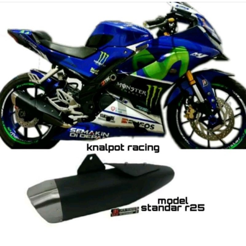 Jual knalpot racing model r25 pnp byson vixion r25 xabre r15 mt15 ...