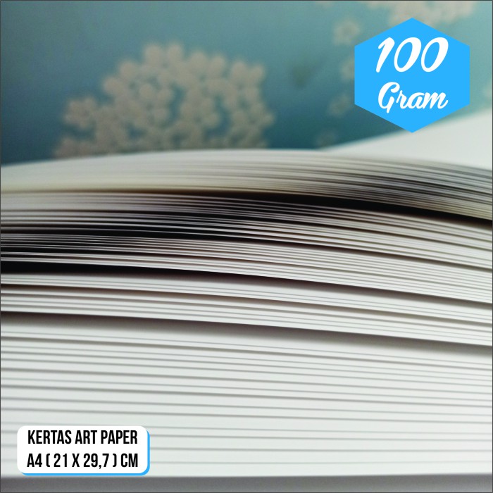 Jual Kertas Art Paper 100 Gram A4 Murah / Kertas Glossy Shopee Indonesia