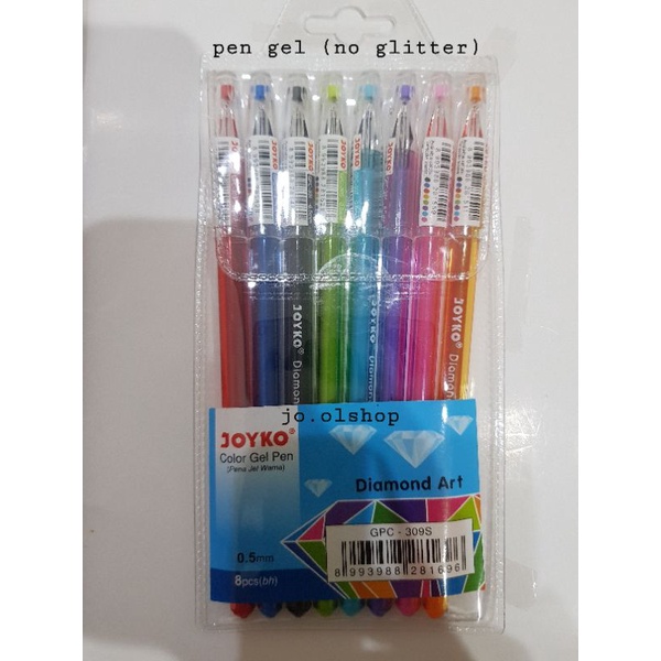 Jual Pulpen Gel Joyko Diamond Art Gpc S Warna Pen Gel Joyko Mm Shopee Indonesia