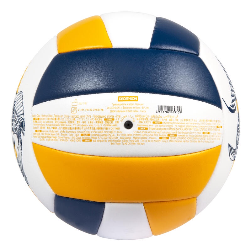 Jual Decathlon COPAYA Beach Volleyball BVBS100 - Blue/Yellow - 8549564 ...