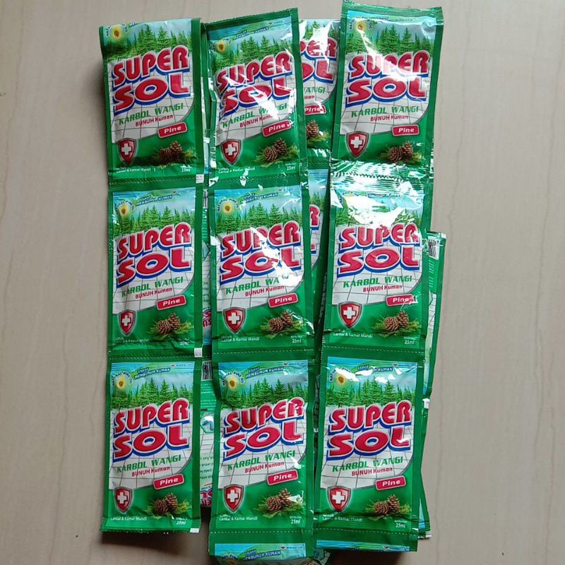Jual Karbol Wangi / Super sol / sachet isi 12 pcs | Shopee Indonesia