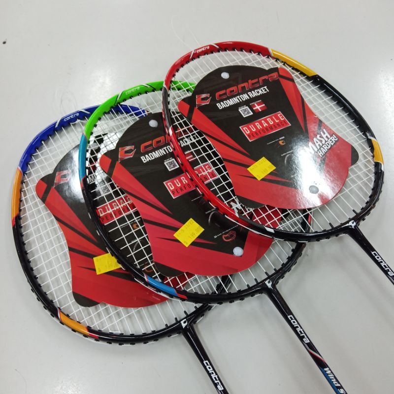 Jual Raket racket reket badminton bulutangkis contra windstorm 66 77 88 ...
