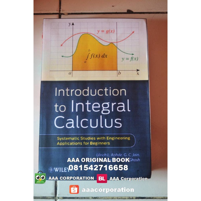 Jual Introduction To Integral Calculus | Shopee Indonesia