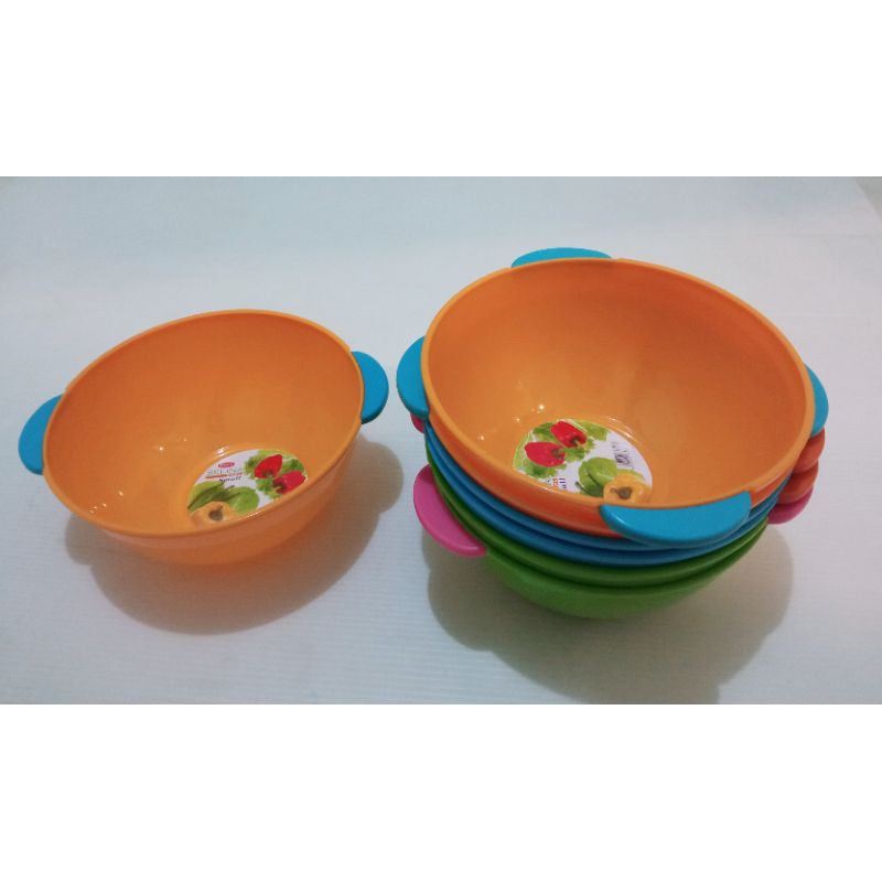 Jual Mangkok Makan Bowl Baskom Plastik tebal Trixy Selina Small medium ...