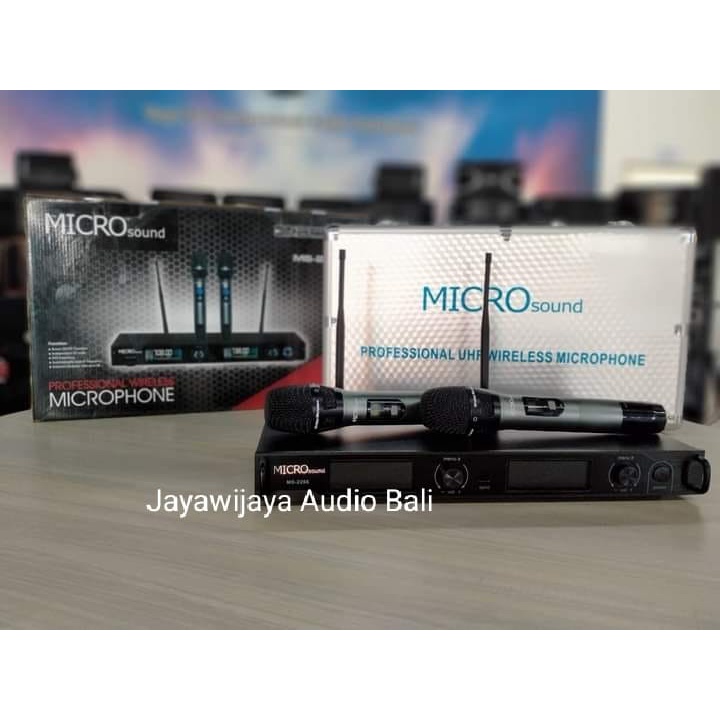 Microphone Wireless Microsound MS 2266 2H Tanyakan Stok Dahulu