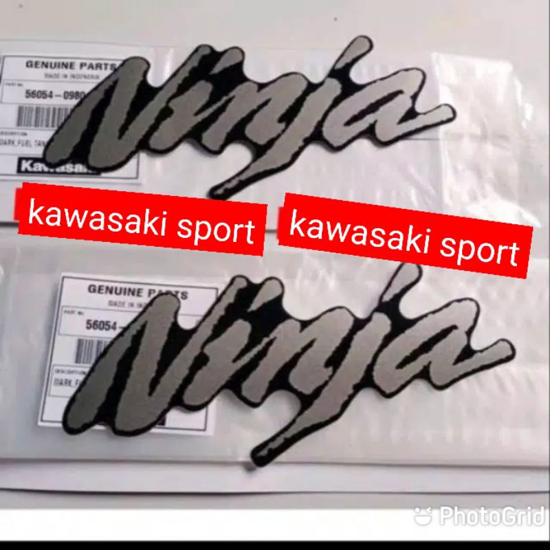 Jual Stiker Sticker Tangki Ninja Rr R Emblem Tangki Ninja Original Shopee Indonesia