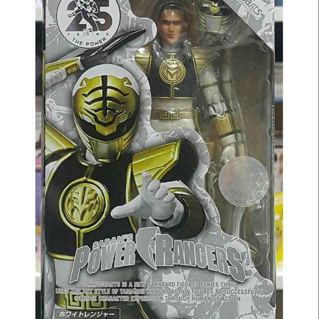 Jual SHFiguarts ranger putih tony mighty morphin power rangers | Shopee ...