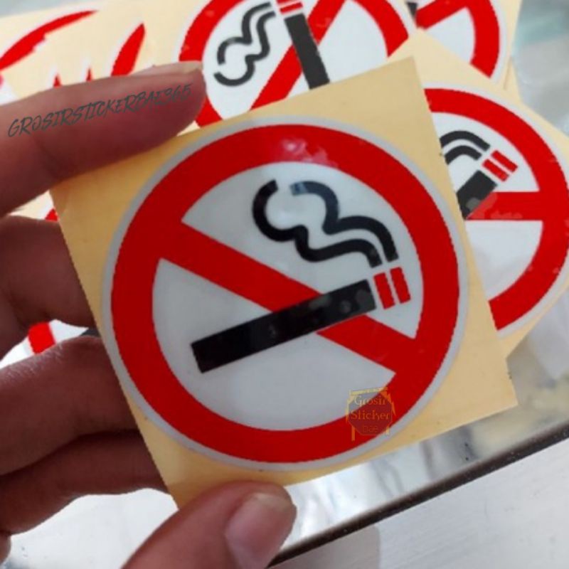 Jual Sticker Dilarang Merokok stiker cutting harga grosir | Shopee ...