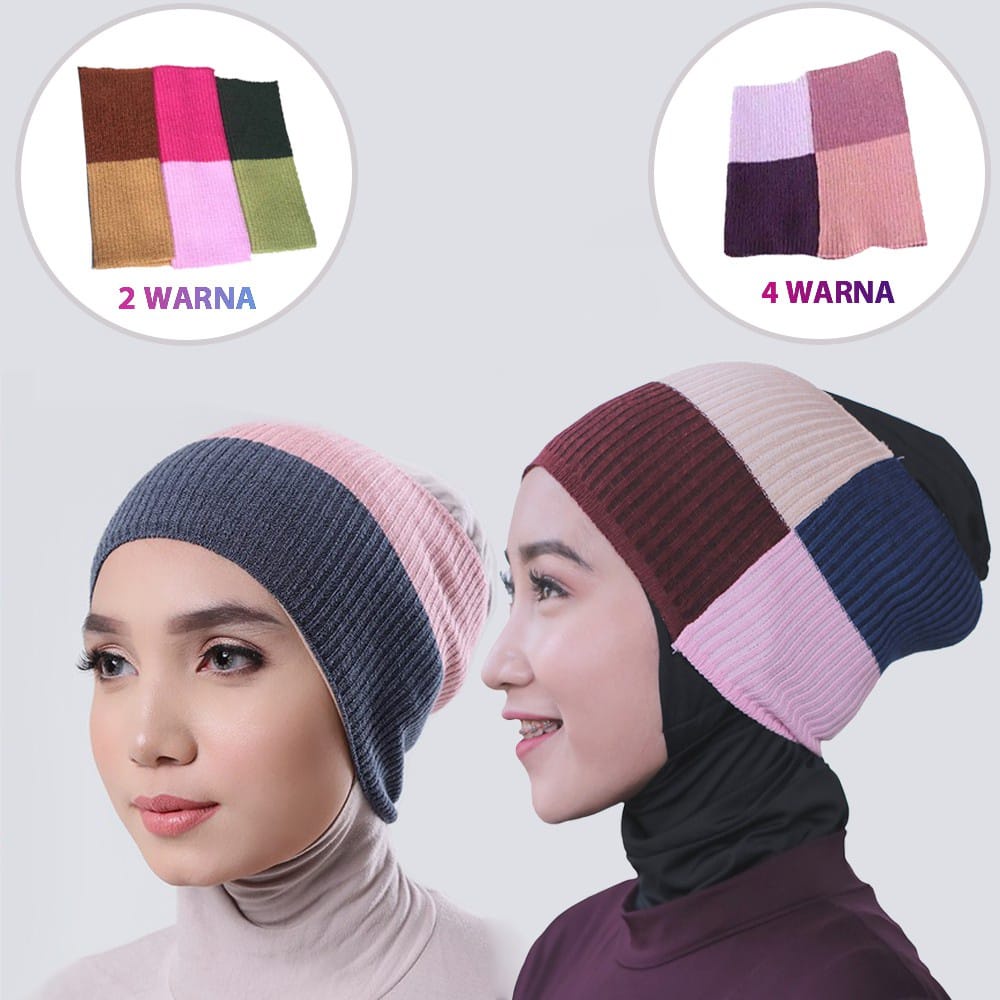 Jual Ciput Rajut 4 Warna (4 tone) | Shopee Indonesia