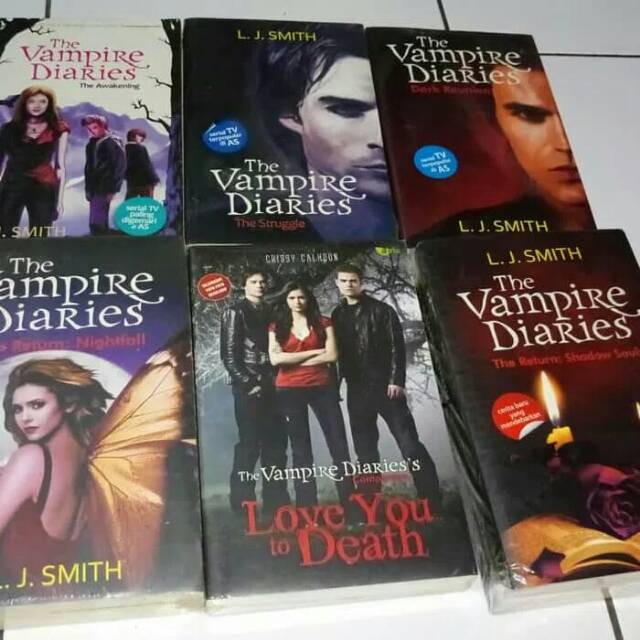 Jual The Vampire Diaries Series - L.J Smith - Paket 6 Buku - 3 buku ...