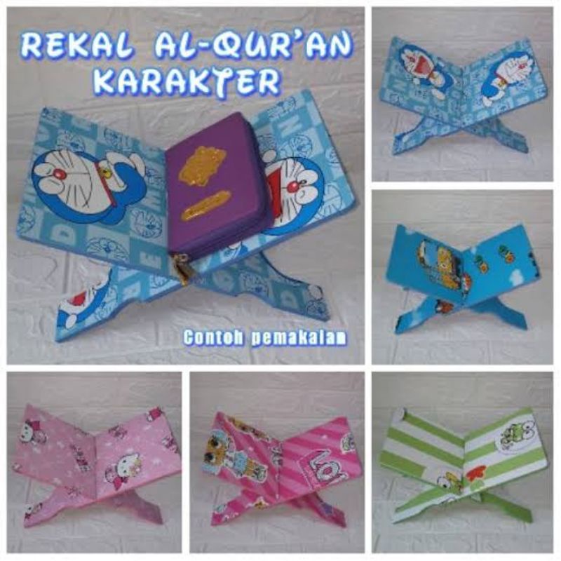 Jual rekhal rehal rekal tempat ngaji mengaji anak karakter menyimpan ...
