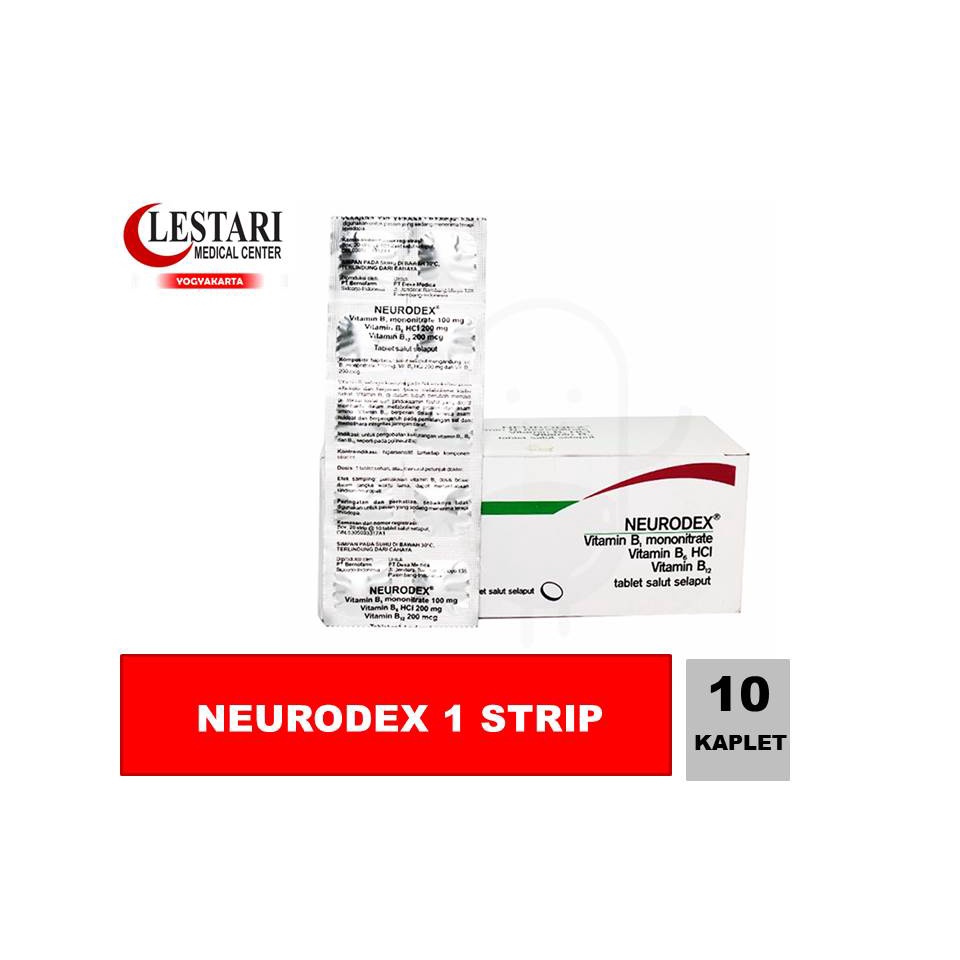 Jual Neurodex 1 Strip / 10 Tablet / Multivitamin | Shopee Indonesia