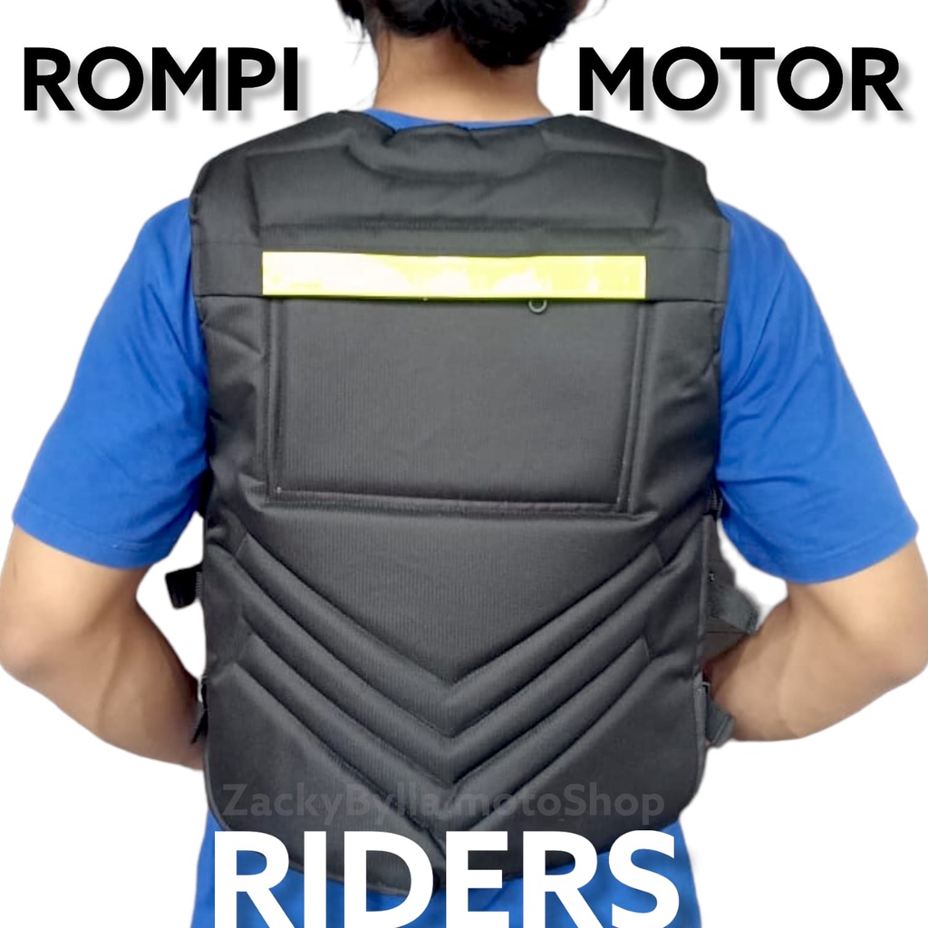 Jual Rompi Motor Promotor Riders | Pelindung Dada Bikers | Rider ...