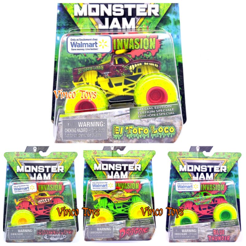 Jual Monster Jam INVASION Zombie vs Hunter Spin Master Special Edition ...