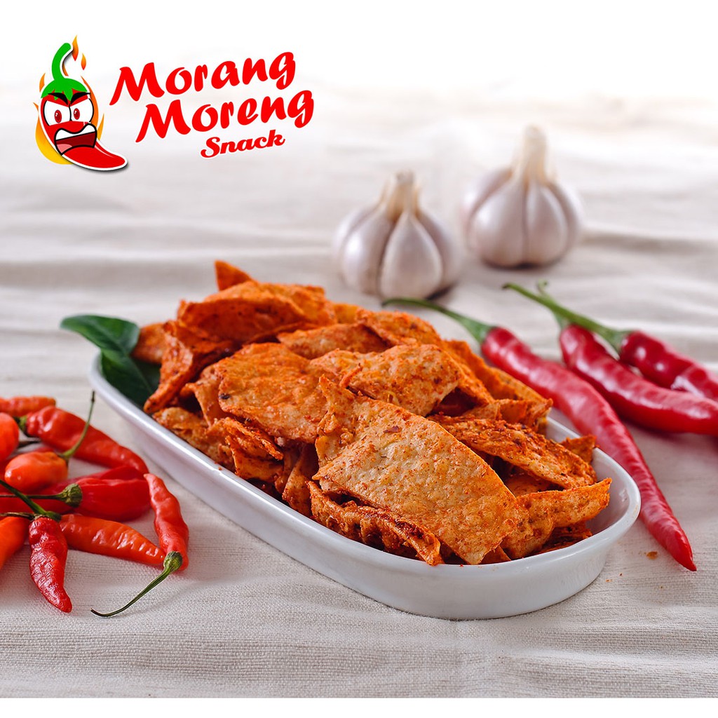 Jual Kripik Kulit Kebab 1kg Pedas Morang Moreng Keripik Kebab Aneka