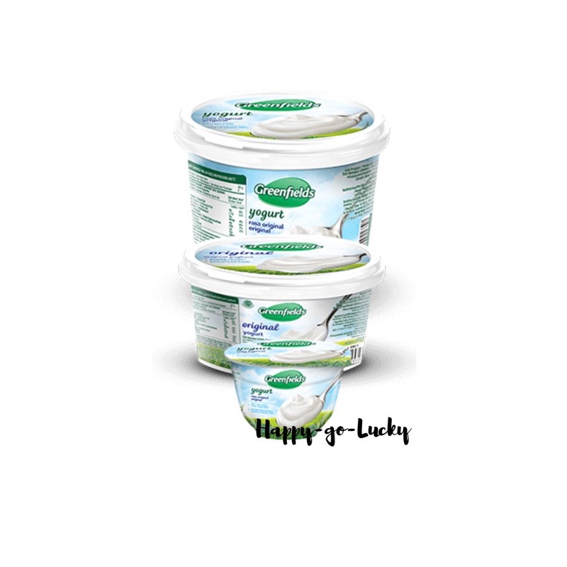 Jual Greenfields Yoghurt Original/Strawberry/Blueberry 1 kg Shopee