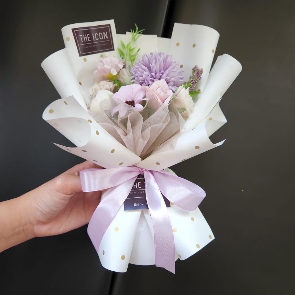 Jual Buket Bunga Palsu Ulang Tahun Mix Artificial Flower Bouquet