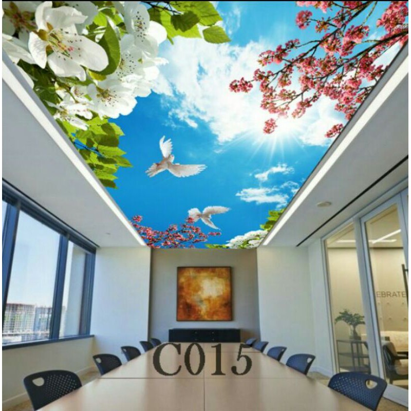 Jual WALLPAPER PLAFON 3D COSTUM TEMA PEMANDANGAN LANGIT2 | Shopee Indonesia