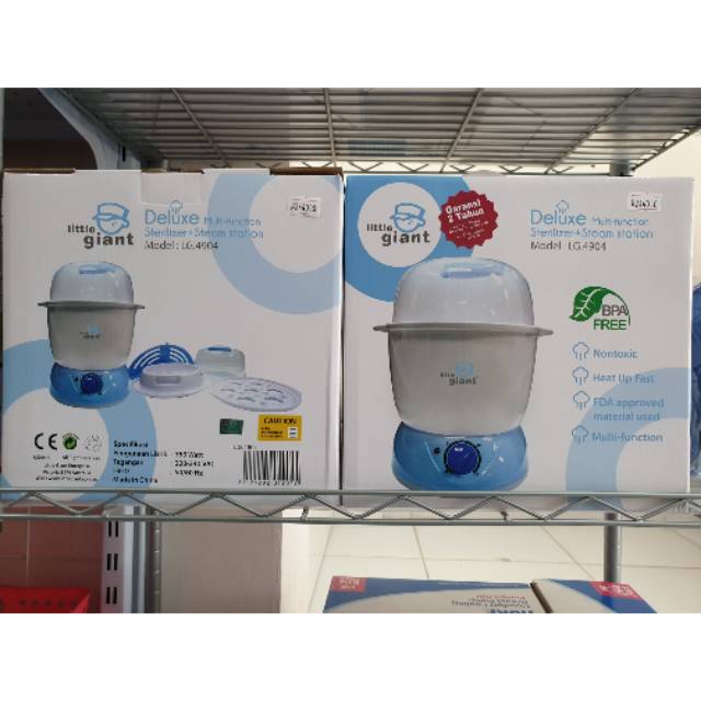 Jual Little Giant Deluxe multi function sterilizer + steam station (sterilizer botol) LG 4904