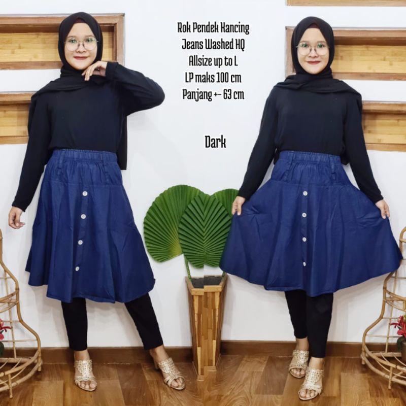 Jual Rok Payung 7/8 Bawah Lutut Rok Kancing Termodis HITS SELEGRAM ...