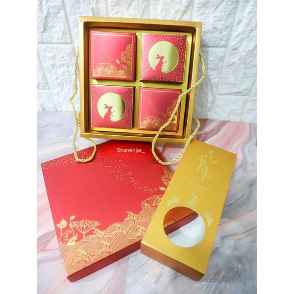 Jual Kotak Box Mooncake / Dus Hampers Kue Bulan Mid Autumn Festival #G ...