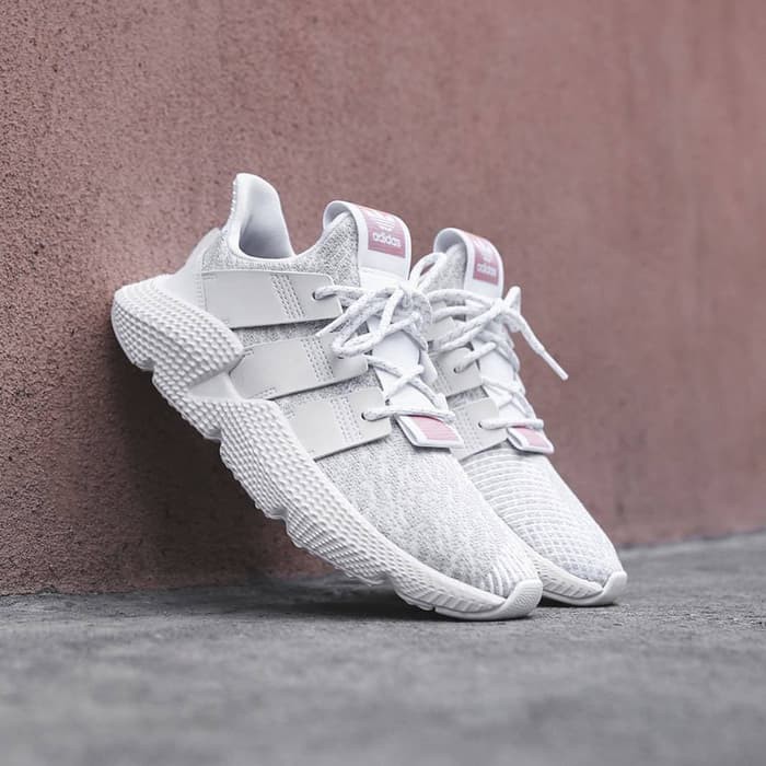 Adidas prophere sale white pink