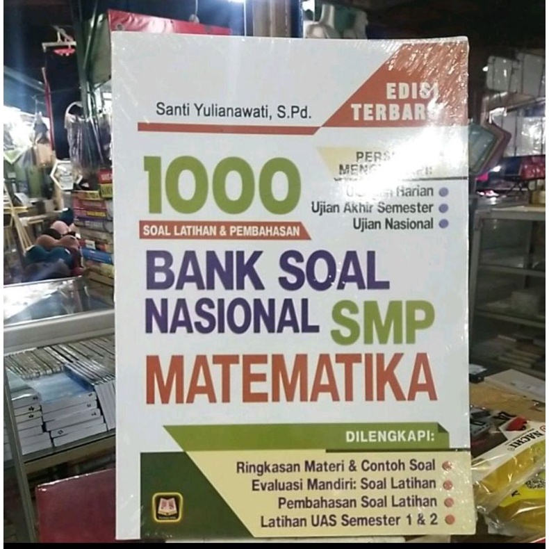 Jual BUKU 1000 BANK SOAL NASIONAL SMP MATEMATIKA. | Shopee Indonesia