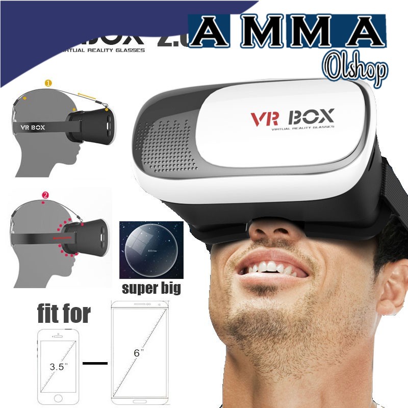 Jual BIOSKOP MINI VR BOX GENERASI KE 2 LEBIH NYAMAN LEBIH BESAR FILM ...