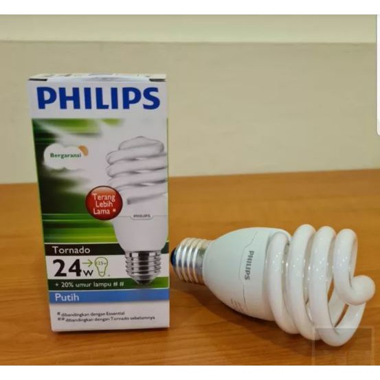 Jual Lampu Philips Tornado 24 Watt Putih | Shopee Indonesia