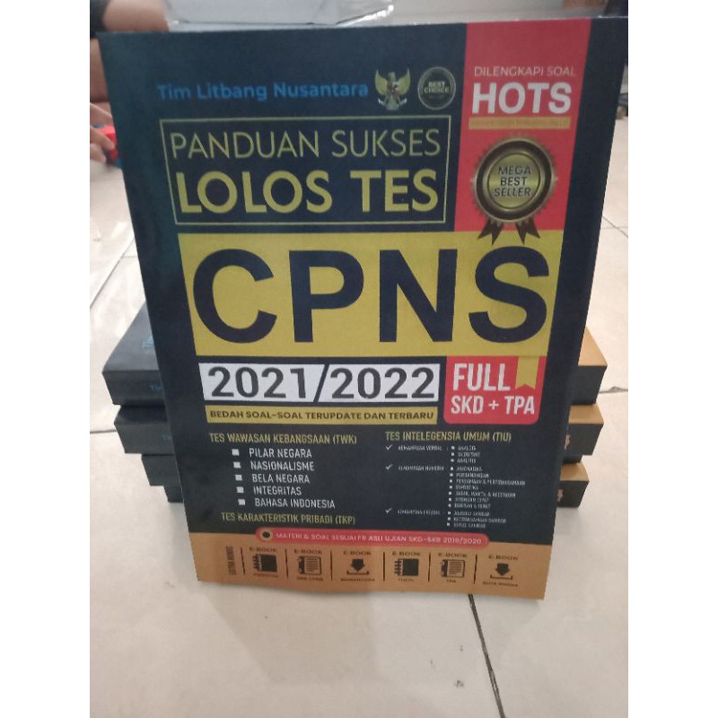 Jual Buku Panduan Sukses Lolos Tes Cpns 2021 2022 Shopee Indonesia