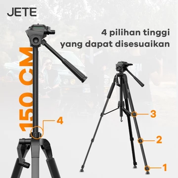 Tripod JETE H11 For HP Kamera DSLR Mirrorless