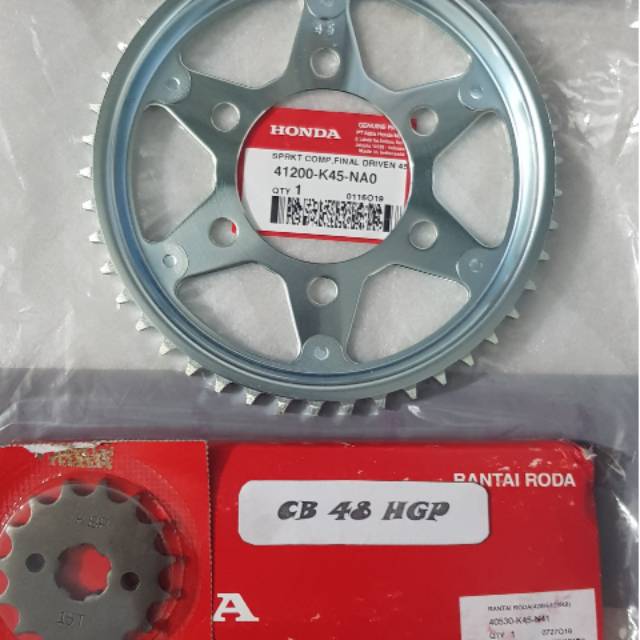 Gear set deals cbr150r