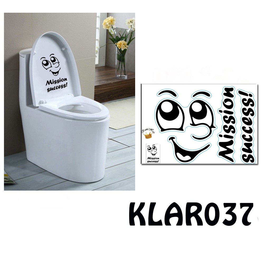 Jual Albama Sticker Closet Toilet Stiker Toilet Stiker Wc Stiker Kamar Mandi Wall 4561