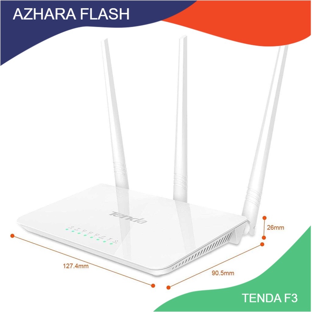 Jual Tenda F3 ROUTER WIFI atau Wifi Router jangkauan hingga 200m2