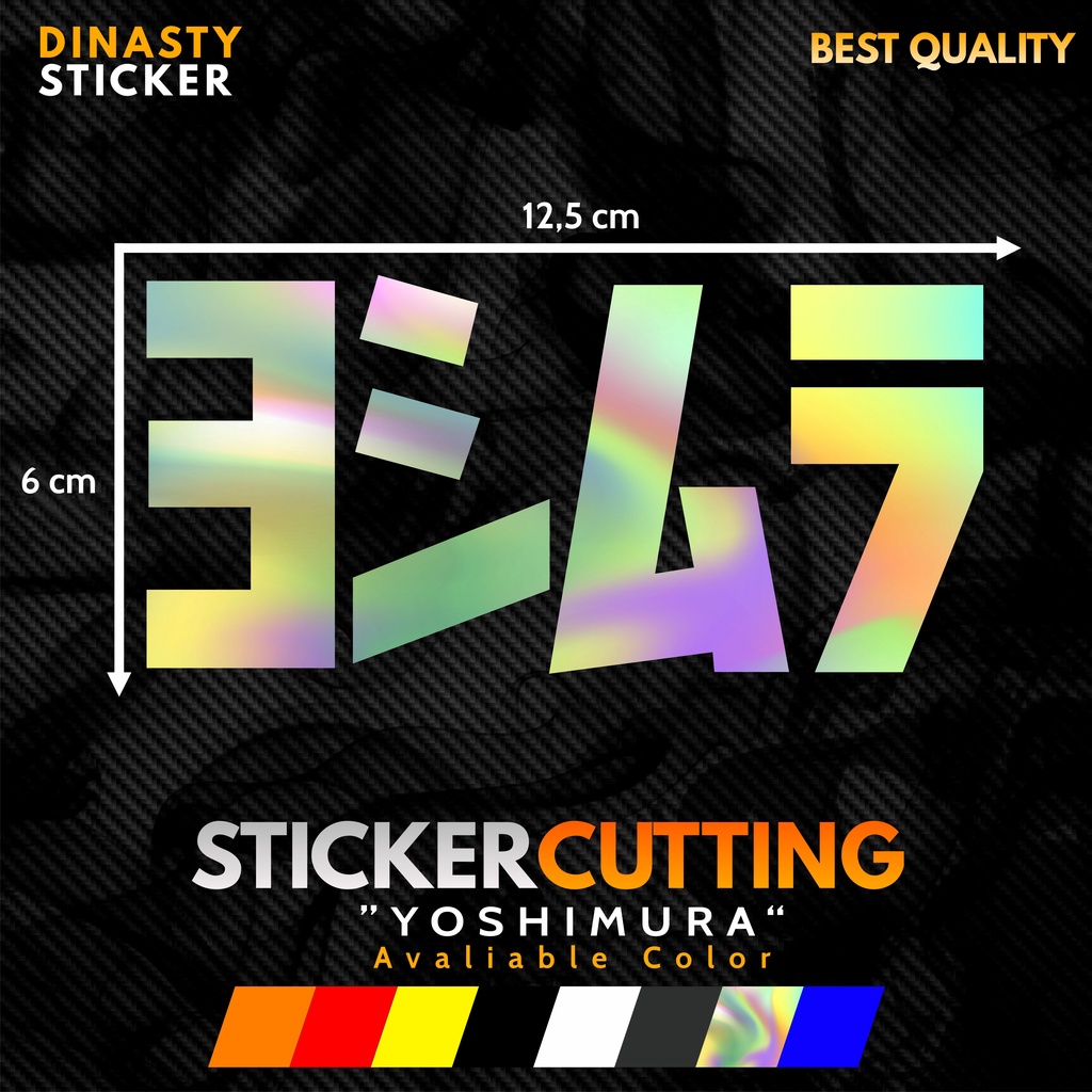 Jual STICKER STIKER CUTTING VIRAL YOSHIMURA STICKER KANJI YOSHIMURA ...