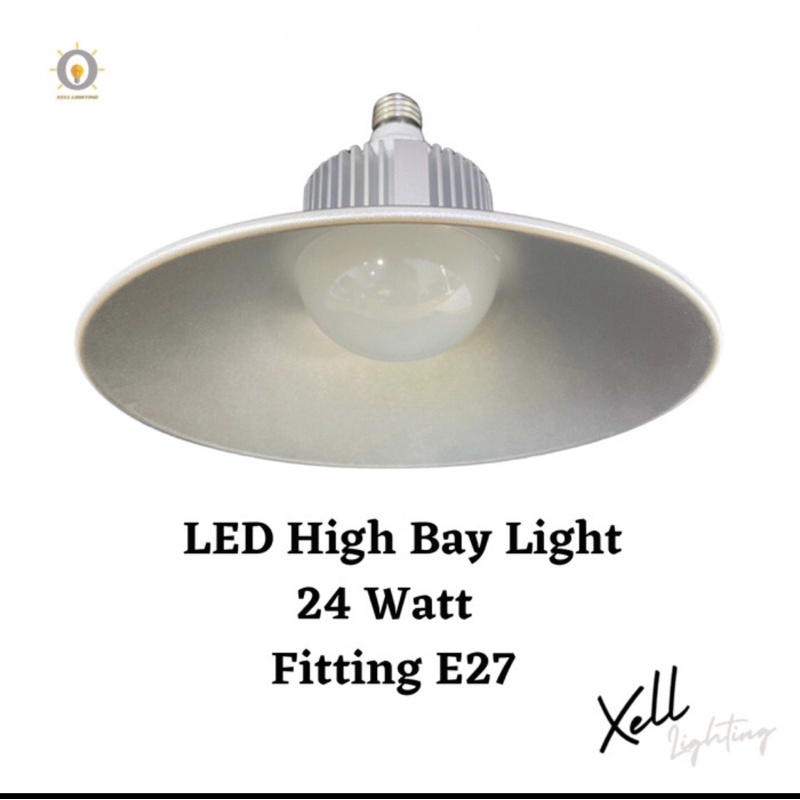 Jual KAP TOPI LED 24 WATT FITTING E27 LAMPU 24W MK2624 | Shopee Indonesia