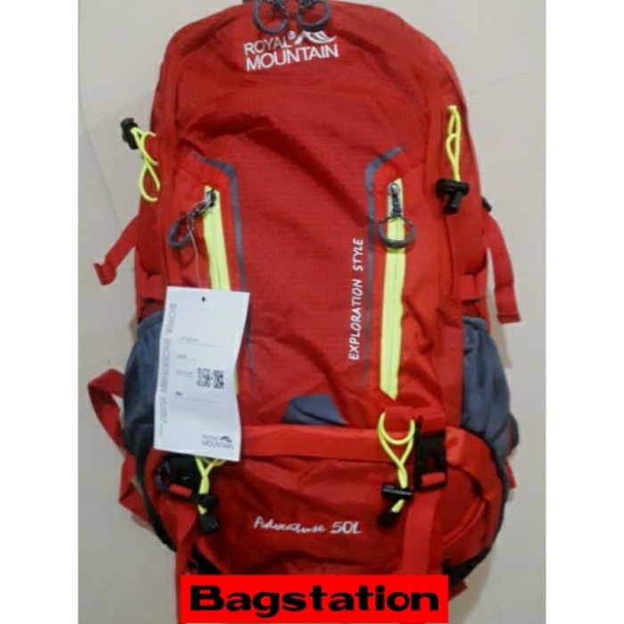 Jual TAS RANSEL GUNUNG HIKING CARRIER DAYPACK ROYAL MOUNTAIN 50 L