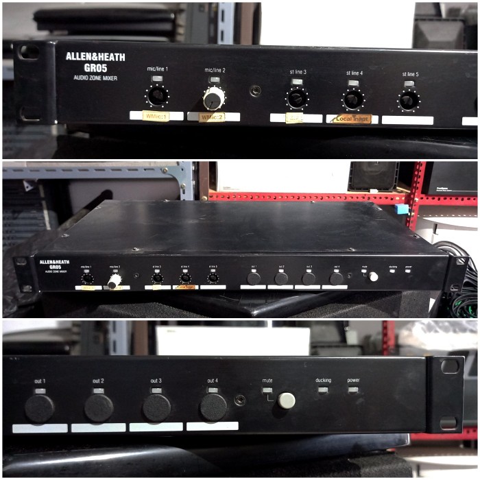 Jual Allen Heath GR05 FourZone Mixer Sound System Impor Original Bekas