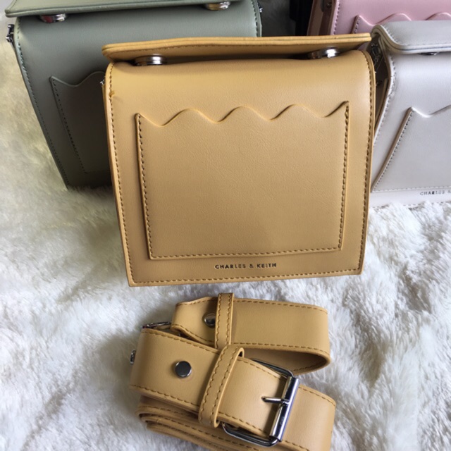 Charles and keith window crossbody online bag