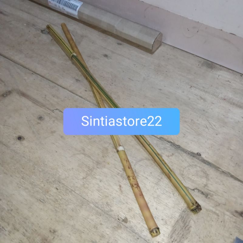 Jual Potongan bambu kuning mini panjang 50 cm ready | Shopee Indonesia