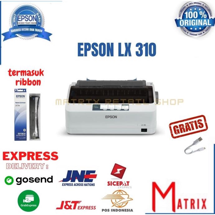 Jual Printer Epson Lx 310 Dot Matrix Original Garansi Resmi Epson Shopee Indonesia 