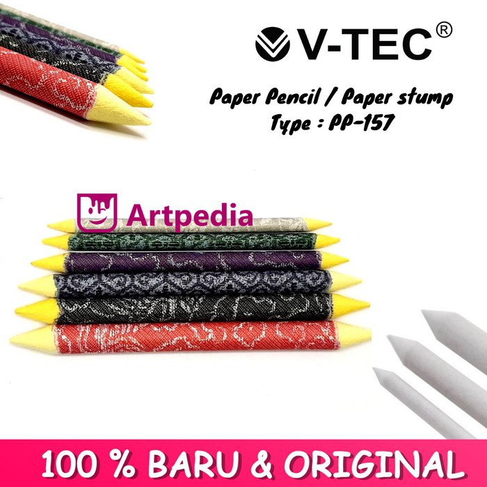Jual Paper Stumps Set 6 Type PP - 157 / Paper Pencils / Paper Stump ...