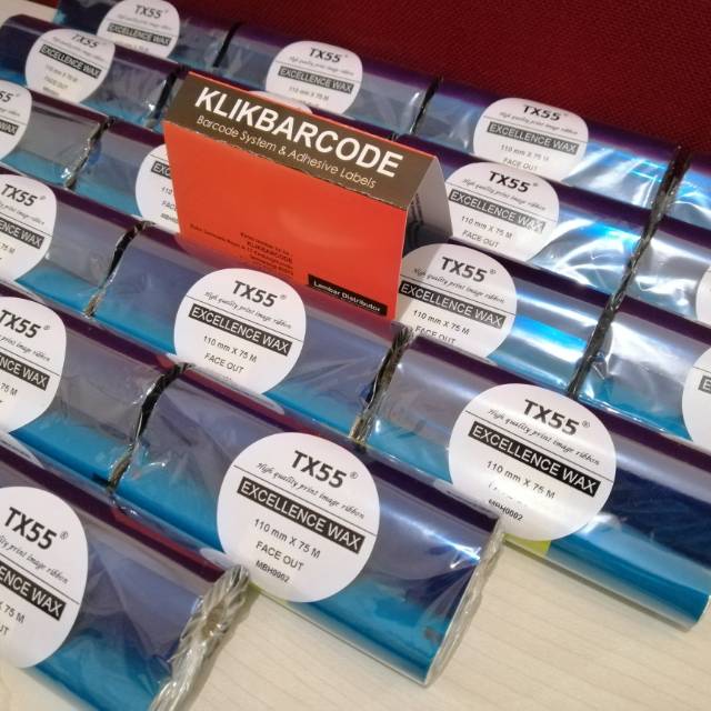 Jual RIBBON BARCODE SONY TX55 - 110 X 75 METER - KUALITAS TINGGI ...