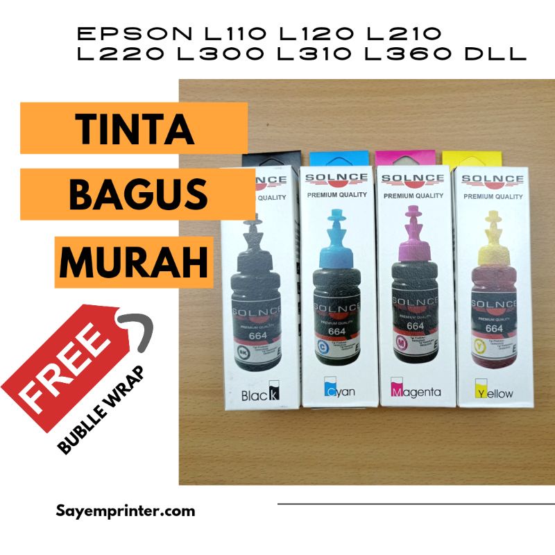 Jual Tinta 3ps0n 664 Solnce L110 L120 L210 L220 L300 L310 L350 L355 ...