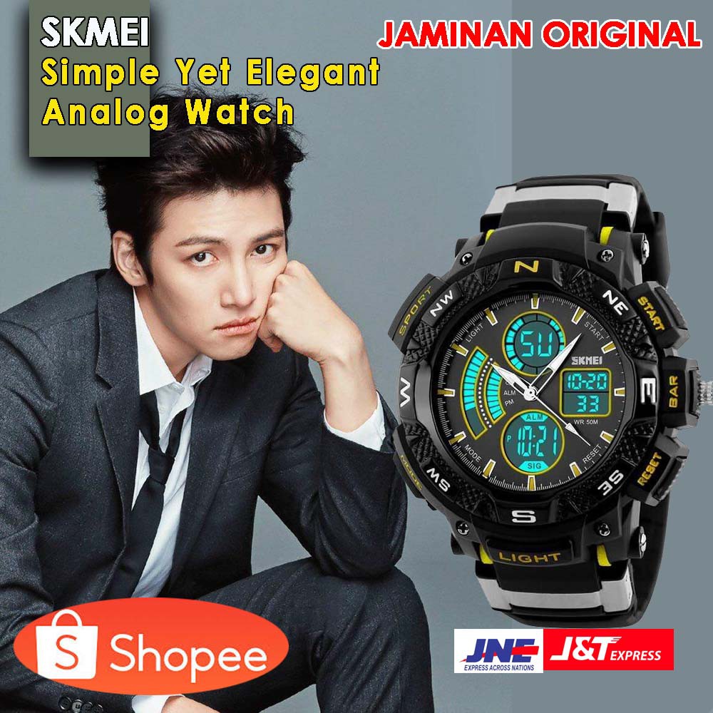 Jual ORIGINAL SKMEI Jam Tangan Digital Analog Pria AD 1211