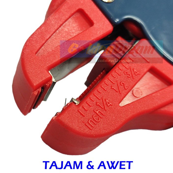 Jual Tang Wire Stripper Tang Mini Automatic Kupas Kulit Potong Kabel ...