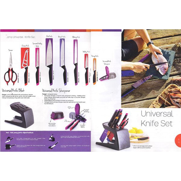 Jual Tupperware universal knife Set Shopee Indonesia