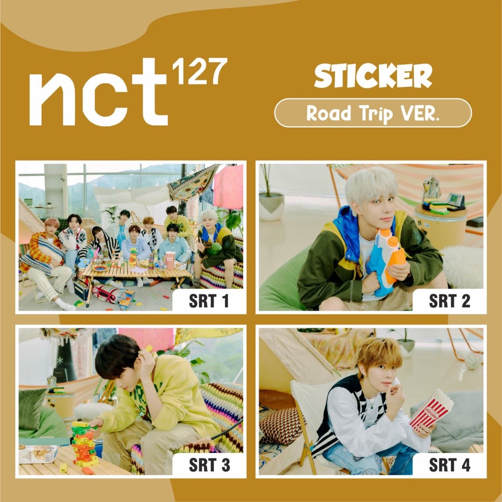Jual POSTER KPOP NCT 127 STICKER ROAD TRIP VER | Shopee Indonesia